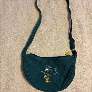 Disney Donald Duck Green Crossbody Bag